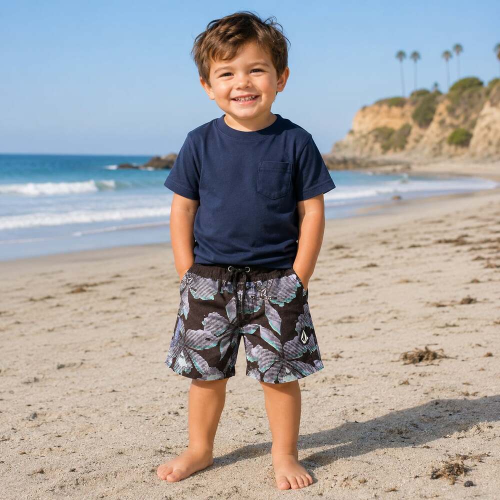 Volcom Mod-Tech Toddler Boys Floral Board Shorts D15JL